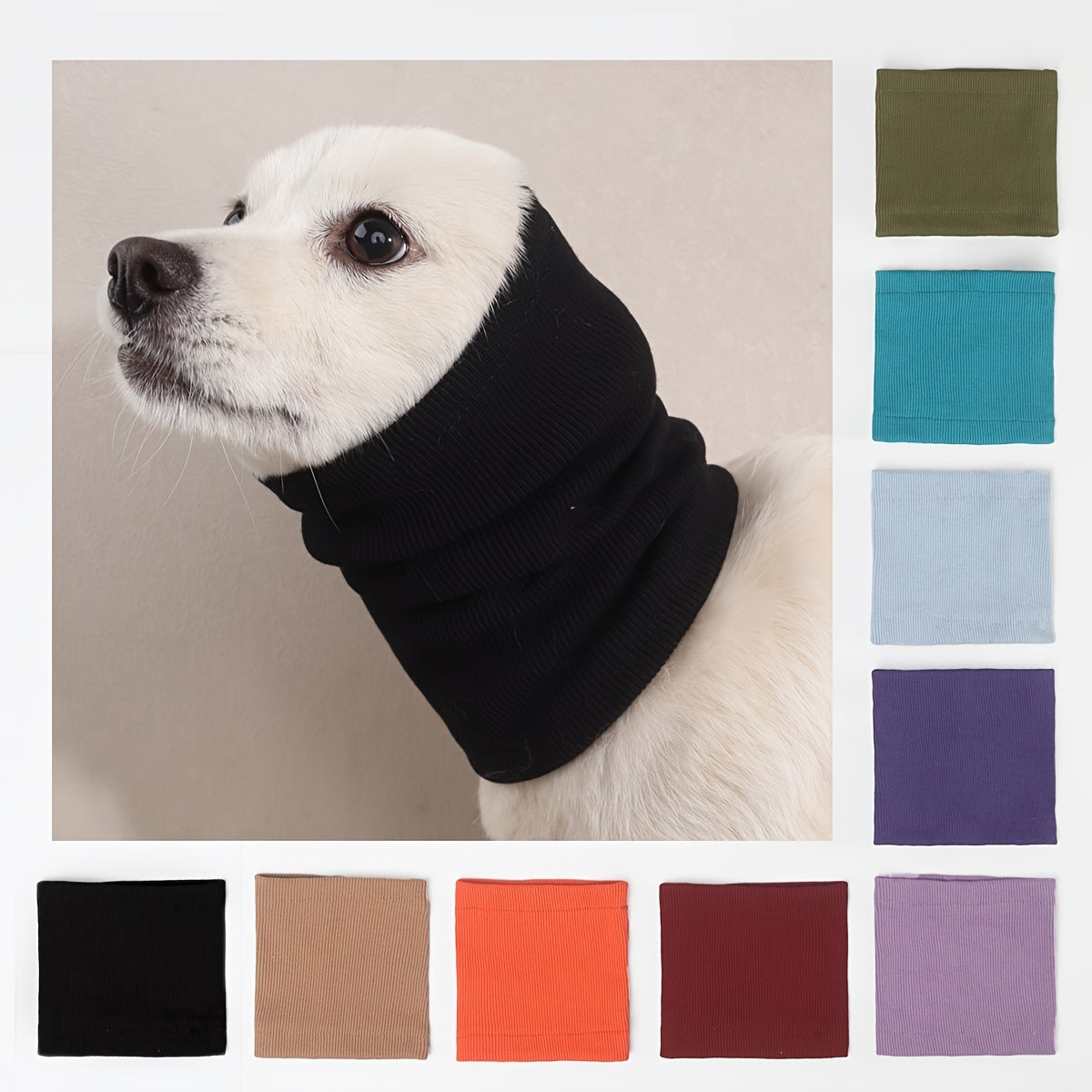 Dog Protective Headwear, Calm Your Dog Instantly With This Stylish Dog Snood Earmuff