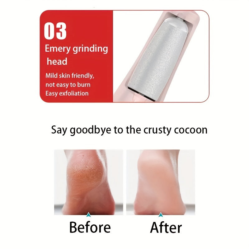 Electric Feet Callus Remover, Portable Rechargeable Foot File Pedicure Tools With Foot Grinder