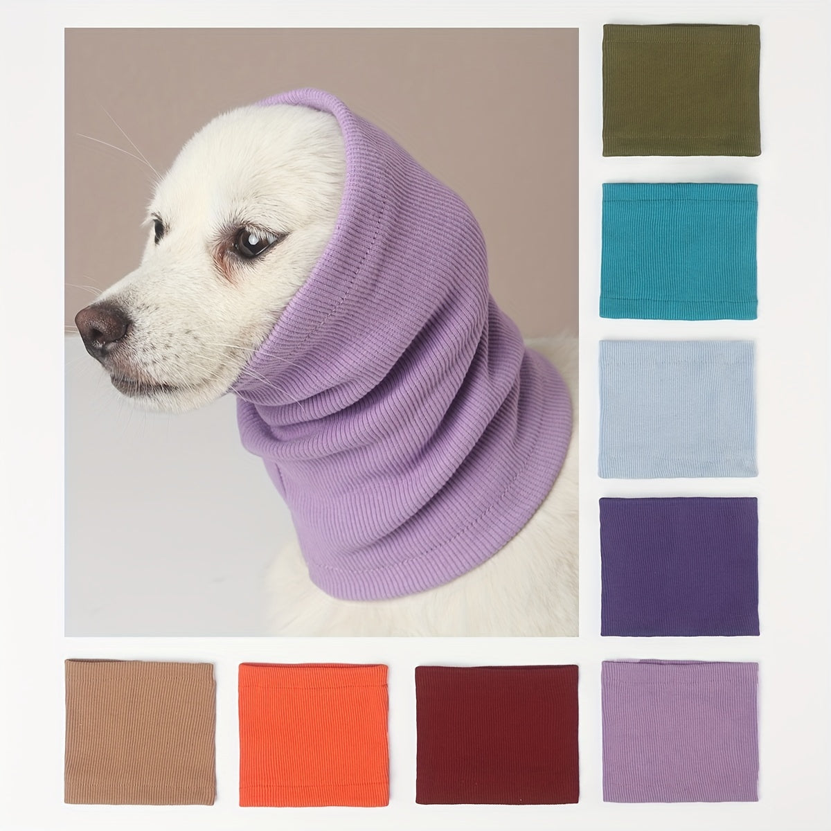 Dog Protective Headwear, Calm Your Dog Instantly With This Stylish Dog Snood Earmuff