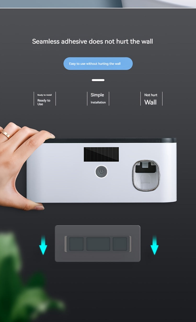 USB wireless charging Ultraviolet toothbrush sterilizer punch-free sterilization toothbrush holder toothbrush sterilizer rack