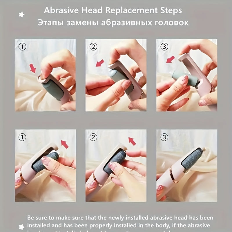 Electric Feet Callus Remover, Portable Rechargeable Foot File Pedicure Tools With Foot Grinder
