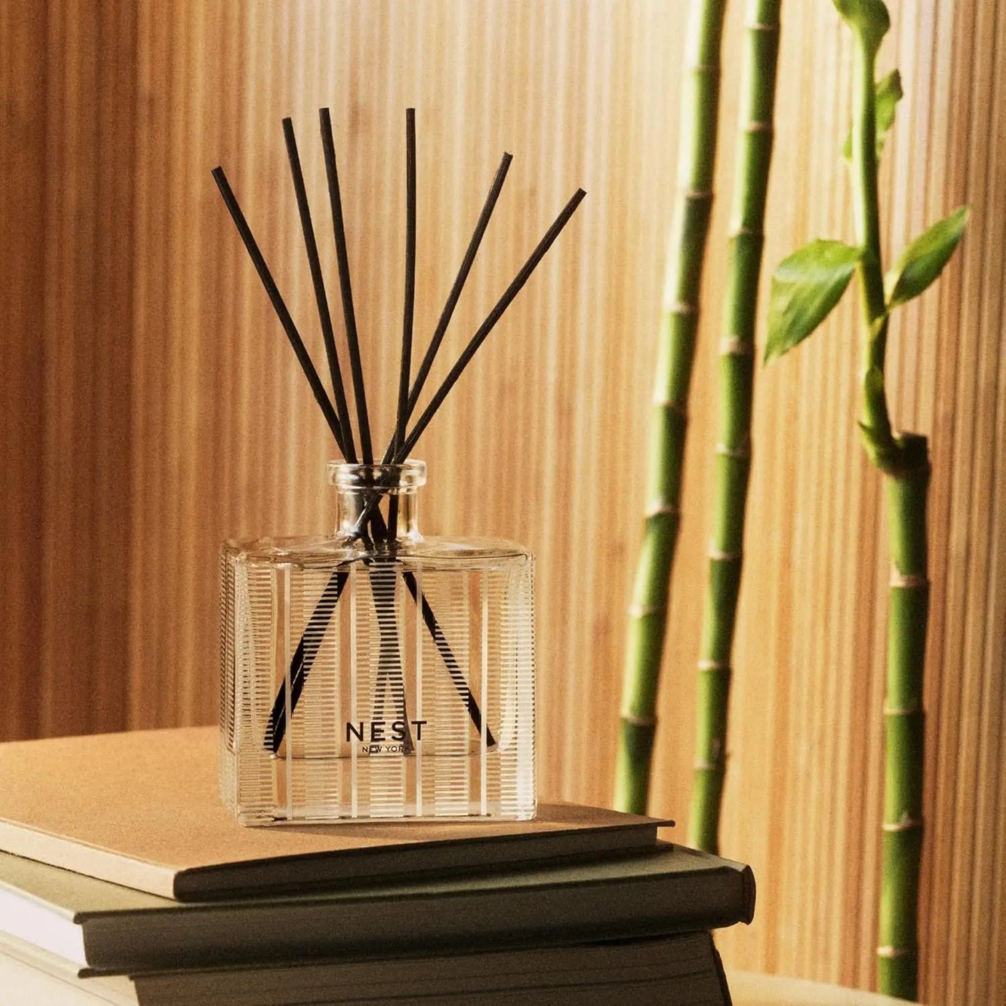 Nest New York Reed Diffuser, - 5.9 Fl Oz - Fragrance For Up To 90 Days - Reusable, Refillable Glass Holder - Includes 8 All-natu