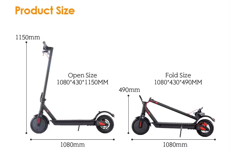 USA Warehouse 350 Motor 36V Air Tires Electric Scooters Cheap Price Popular in USA and EU Scooter Electric