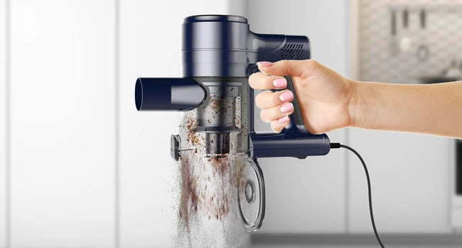 I8 Corded Vacuum Cleaner, 600W 23KPa Stick Vacuum, Free-Stand 6 in 1 Powerful Lightweight Handheld Vacuum for Hard Floor Carpet