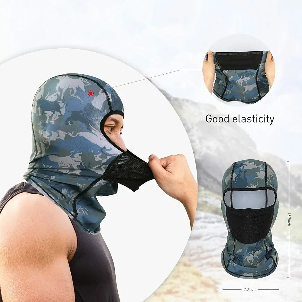 Balaclava Cooling Full Face Mask Breathable Neck Tube Hunting CS Cover Sun Protection Shield Outdoor Motorcycle Hood