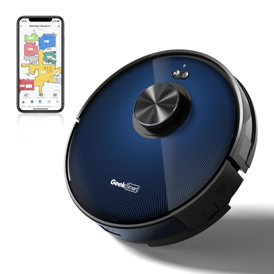 L7 Robot Vacuum Cleaner and Mop LDS Navigation WiFi Connected APP Selective Room Cleaning MAX 2700 PA Suction