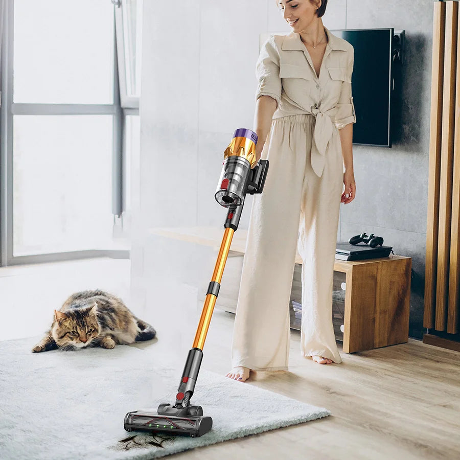 Blossom V18 550W 45,000PA Suction Power Cordless Vacuum Cleaner Handheld smart Home appliance Dust Cup Removable Battery