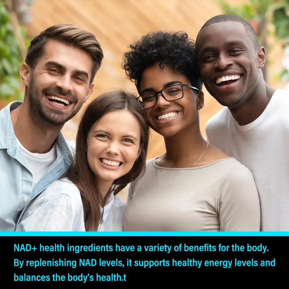 NAD+ Boost-with Resveratrol,Enhances Cellular Vitality,Promotes Cell Repair,Anti-Aging,Boosts Energy and Focus,120 Capsules