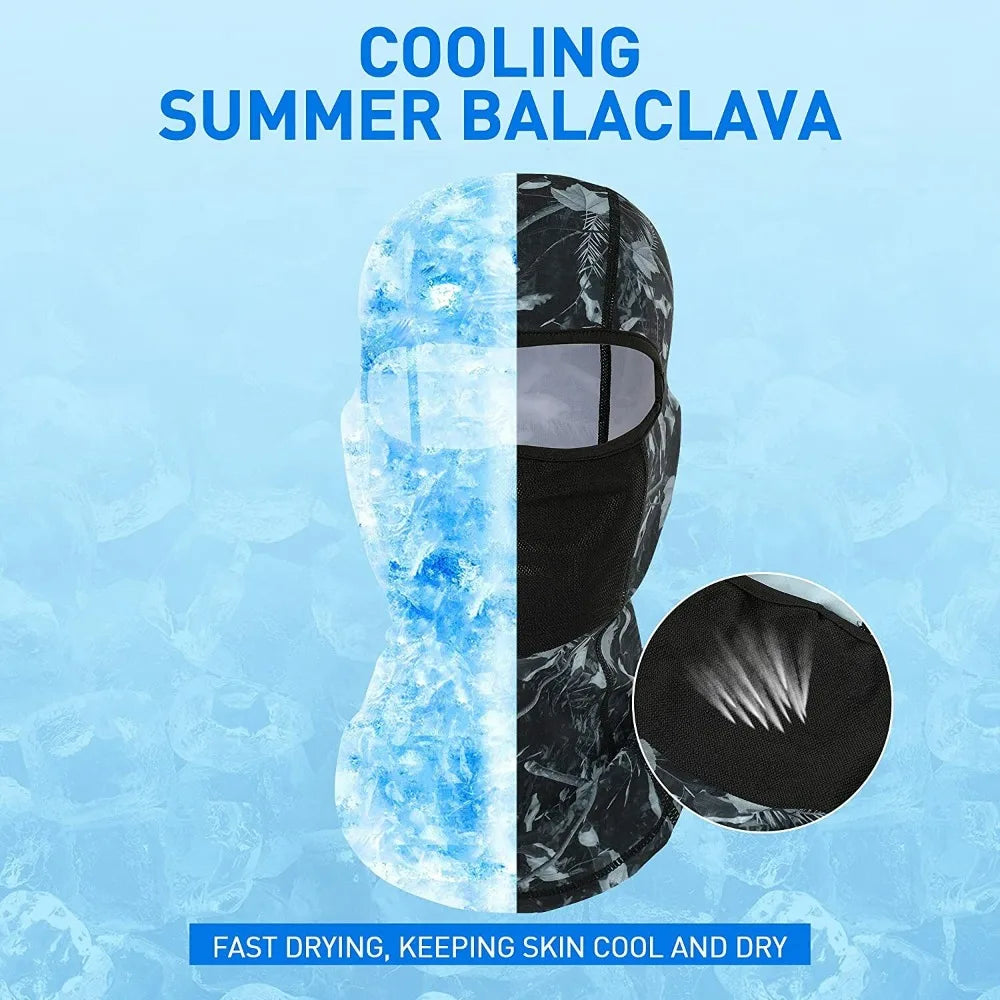 Balaclava Cooling Full Face Mask Breathable Neck Tube Hunting CS Cover Sun Protection Shield Outdoor Motorcycle Hood