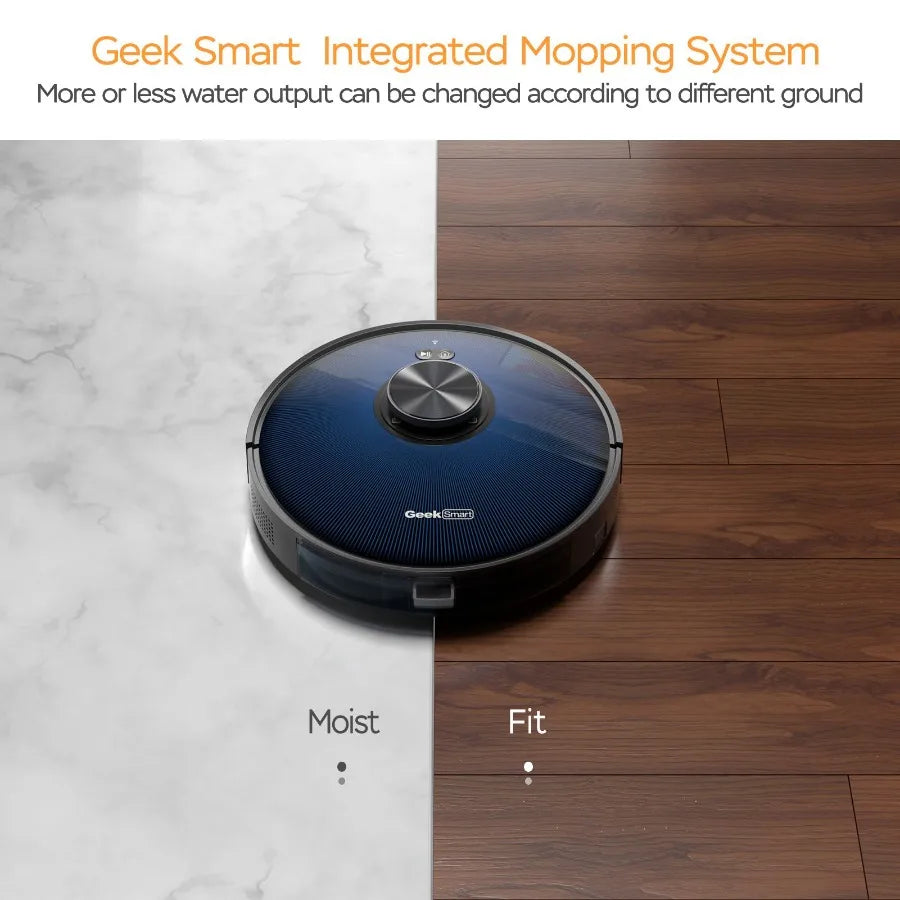 L7 Robot Vacuum Cleaner and Mop LDS Navigation WiFi Connected APP Selective Room Cleaning MAX 2700 PA Suction