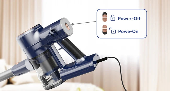 I8 Corded Vacuum Cleaner, 600W 23KPa Stick Vacuum, Free-Stand 6 in 1 Powerful Lightweight Handheld Vacuum for Hard Floor Carpet